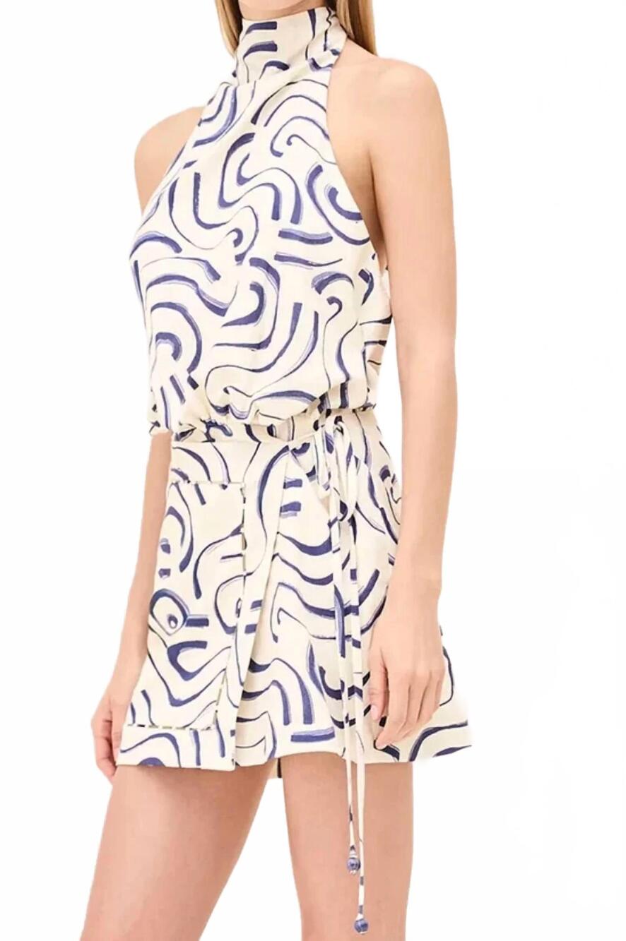 NEW ALEXIS women's sirenza dress in blue